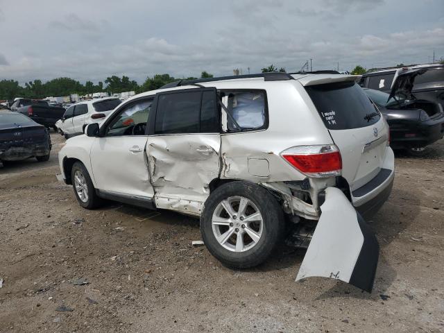 5TDZK3EHXCS081785 - 2012 TOYOTA HIGHLANDER BASE Blanc photo 2