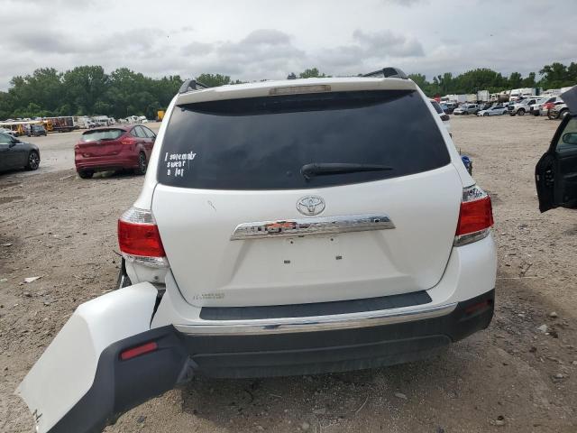 5TDZK3EHXCS081785 - 2012 TOYOTA HIGHLANDER BASE Blanc photo 6