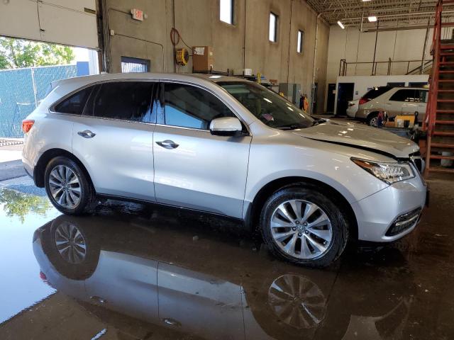5FRYD4H49EB049890 - 2014 ACURA MDX TECHNOLOGY ვერცხლისფერი ფოტო 4