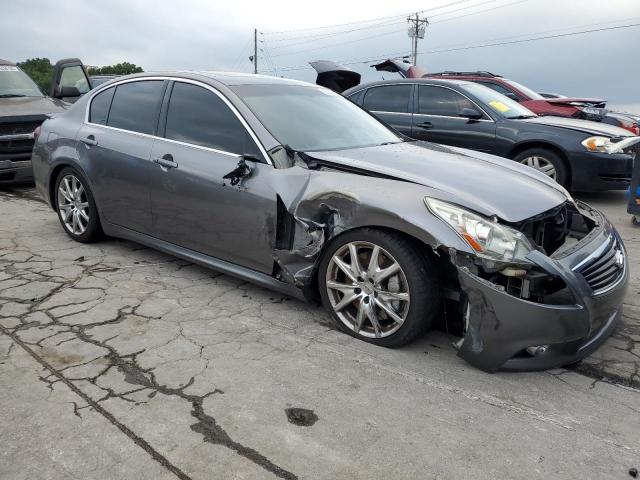 JN1CV6AP8DM715719 - 2013 INFINITI G37 BASE GRAY photo 4