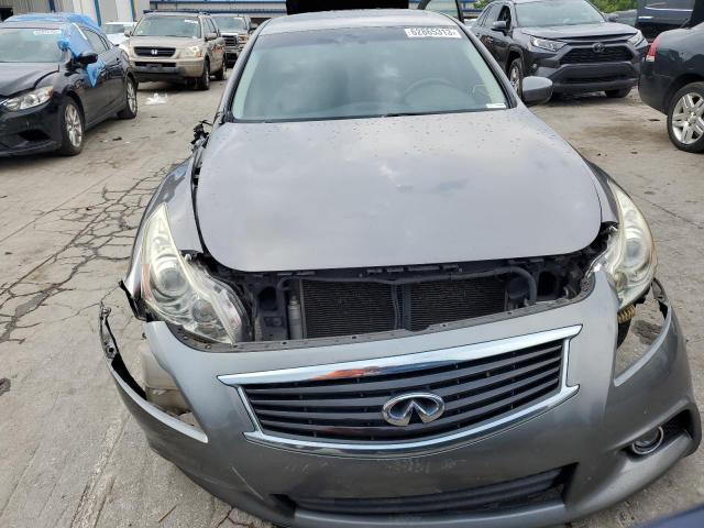 JN1CV6AP8DM715719 - 2013 INFINITI G37 BASE GRAY photo 5