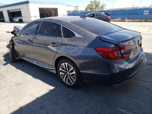 1HGCV3F41LA016895 - 2020 HONDA ACCORD HYBRID EX GRAY photo 2