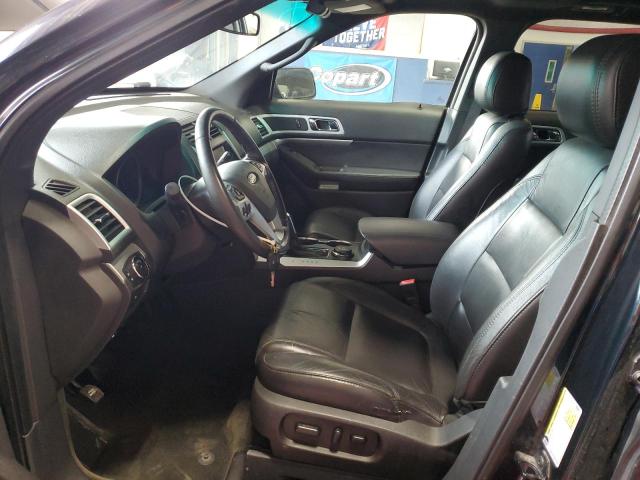 1FM5K8D83EGC00489 - 2014 FORD EXPLORER XLT შავი ფოტო 7