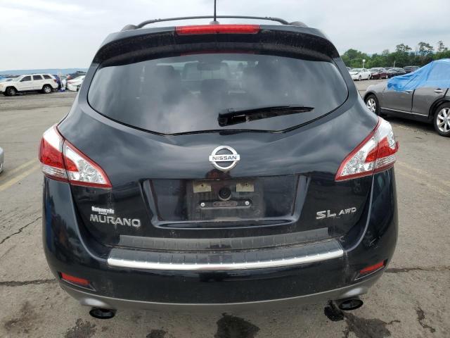 JN8AZ1MW2BW156320 - 2011 NISSAN MURANO S BLACK photo 6