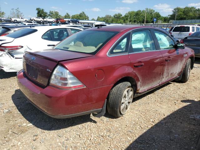 1FAHP24W08G182980 - 2008 FORD TAURUS SEL RED photo 3