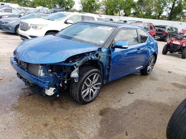 JTKJF5C7XFJ004187 - 2015 TOYOTA SCION TC 蓝色 照片 1