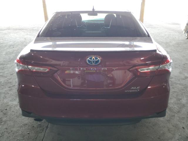 4T1F31AKXLU525180 - 2020 TOYOTA CAMRY XLE MAROON photo 6