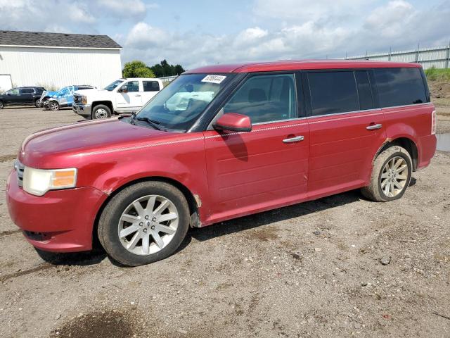 2FMHK6CC0ABA43092 - 2010 FORD FLEX SEL RED photo 1