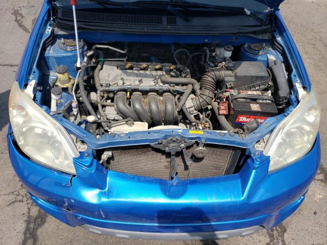 2T1KR32E38C689753 - 2008 TOYOTA COROLLA MA XR BLUE photo 11