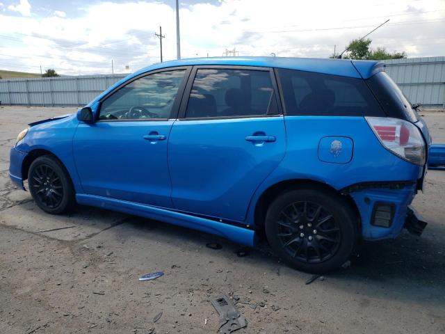 2T1KR32E38C689753 - 2008 TOYOTA COROLLA MA XR BLUE photo 2