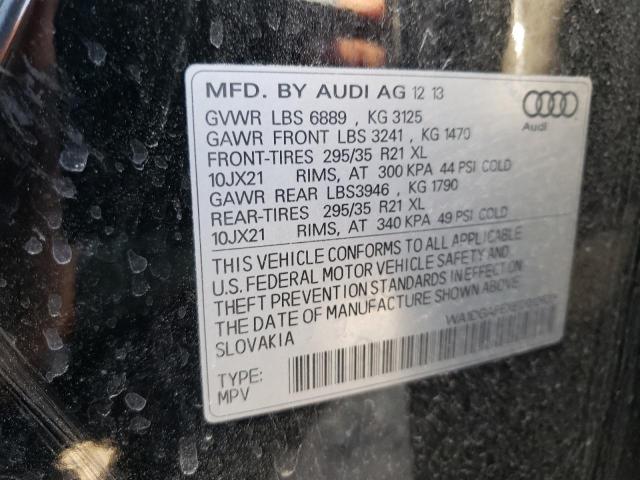WA1DGAFEXED012639 - 2014 AUDI Q7 PRESTIGE BLACK photo 13