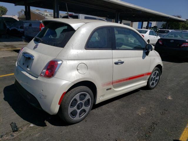 3C3CFFGE9DT745942 - 2013 FIAT 500 ELECTRIC WHITE photo 3