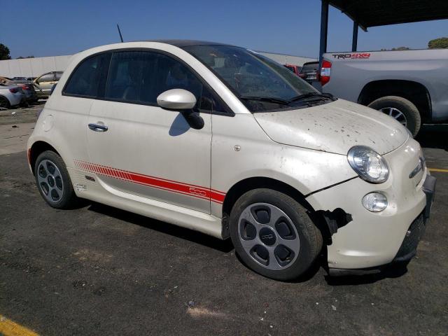 3C3CFFGE9DT745942 - 2013 FIAT 500 ELECTRIC WHITE photo 4