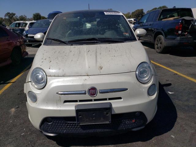 3C3CFFGE9DT745942 - 2013 FIAT 500 ELECTRIC WHITE photo 5