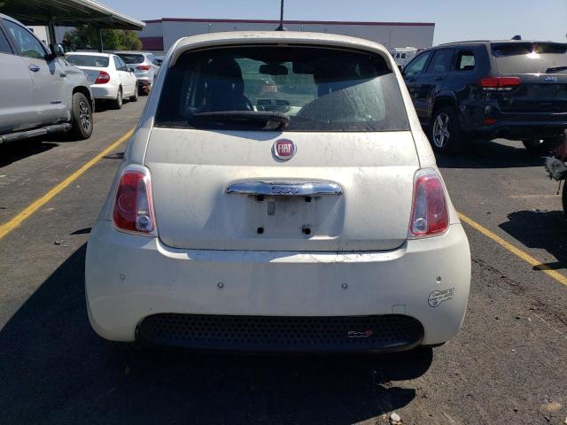 3C3CFFGE9DT745942 - 2013 FIAT 500 ELECTRIC WHITE photo 6