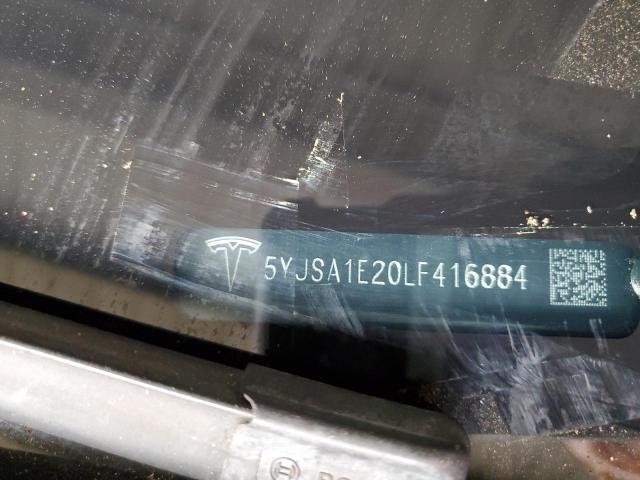 5YJSA1E20LF416884 - 2020 TESLA MODEL S Qara foto 12