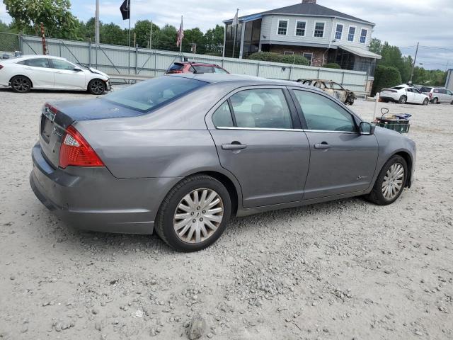 3FADP0L34AR285702 - 2010 FORD FUSION HYBRID GRAY photo 3