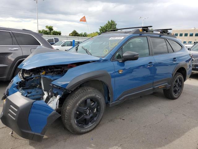 4S4BTGUD8N3168590 - 2022 SUBARU OUTBACK WILDERNESS BLUE photo 1