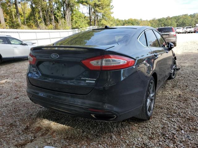 3FA6P0K94ER118373 - 2014 FORD FUSION TITANIUM BLACK photo 4