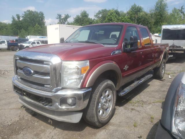 1FT8W3BT2DEA97544 - 2013 FORD F350 SUPER DUTY BURGUNDY photo 1