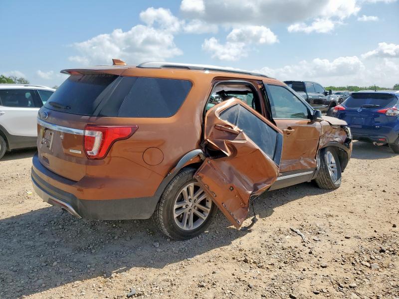 1FM5K7DH4HGD98501 - 2017 FORD EXPLORER XLT Коричневый фото 6