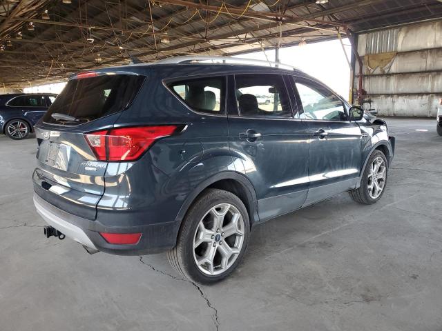 1FMCU9J96KUA35670 - 2019 FORD ESCAPE TITANIUM TEAL photo 3