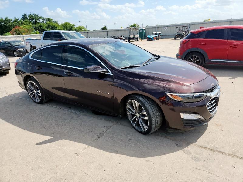 1G1ZD5ST0MF015528 - 2021 CHEVROLET MALIBU LT 紫色 照片 4