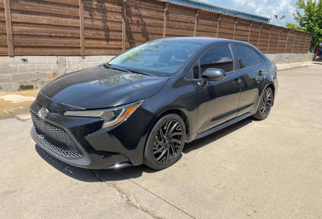 5YFEPMAE8MP200669 - 2021 TOYOTA COROLLA LE BLACK photo 2