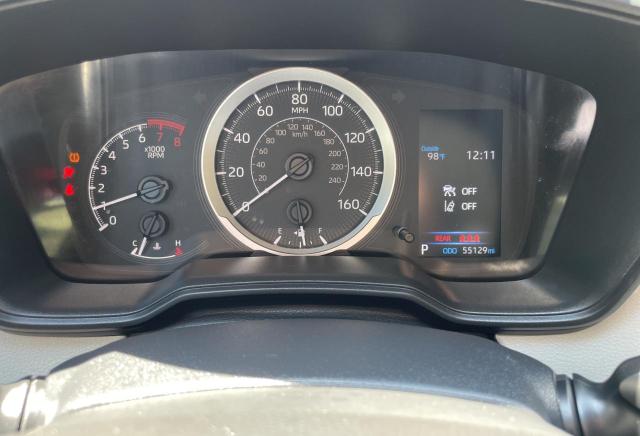 5YFEPMAE8MP200669 - 2021 TOYOTA COROLLA LE BLACK photo 8