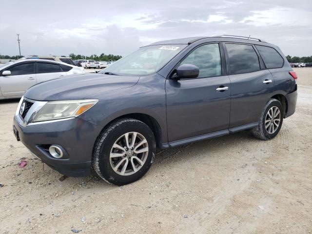 5N1AR2MN7DC608156 - 2013 NISSAN PATHFINDER S GRAY photo 1