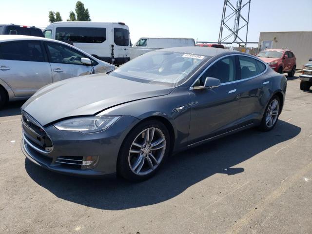 5YJSA1CN1DFP05416 - 2013 TESLA MODEL S ნაცრისფერი ფოტო 1