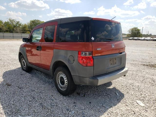 5J6YH183X4L013966 - 2004 HONDA ELEMENT LX ORANGE photo 3