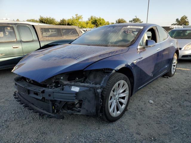 5YJSA1E14HF189973 - 2017 TESLA MODEL S Կապույտ լուսանկար 1