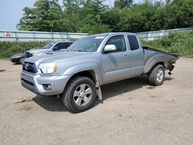 5TFUU4EN5EX086096 - 2014 TOYOTA TACOMA GRAY photo 1