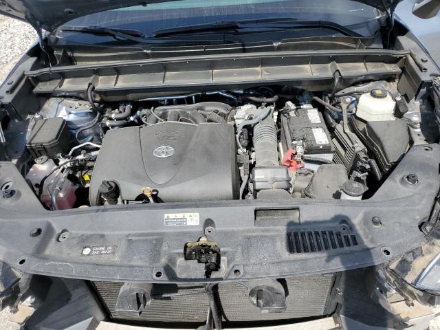 5TDGZRBH9MS082695 - 2021 TOYOTA HIGHLANDER XLE BLUE photo 12