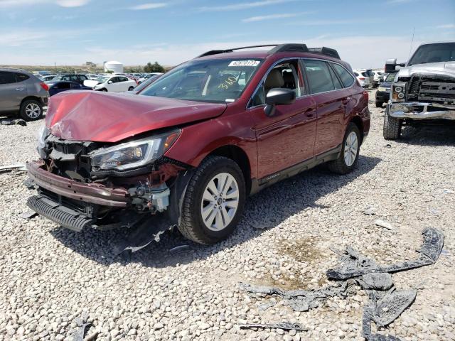 4S4BSAAC5J3248449 - 2018 SUBARU OUTBACK 2.5I BURGUNDY photo 1