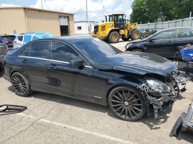 WDDGF8AB0ER323226 - 2014 MERCEDES-BENZ C 300 4MATIC BLACK photo 4