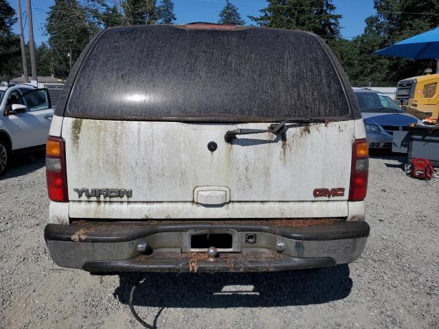 1GKEK13T31J264759 - 2001 GMC YUKON WHITE photo 6