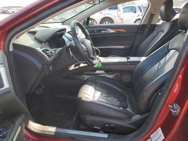 3LN6L2JK8DR813097 - 2013 LINCOLN MKZ RED photo 7