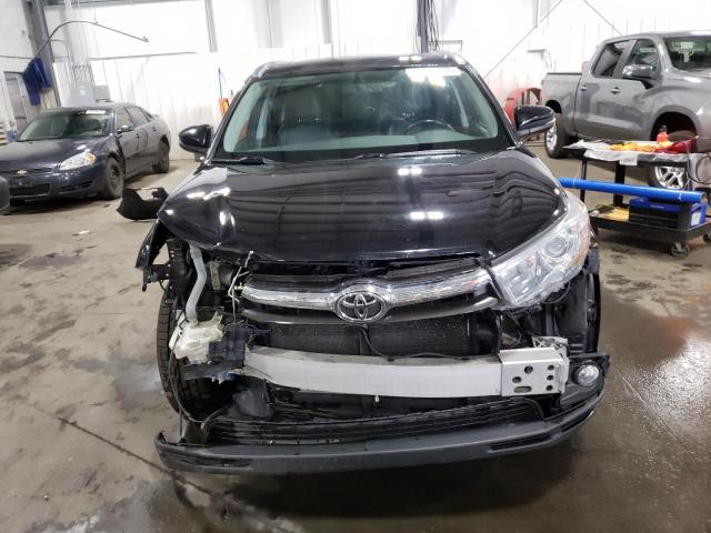 5TDJKRFH4FS144530 - 2015 TOYOTA HIGHLANDER XLE Schwarz Foto 5