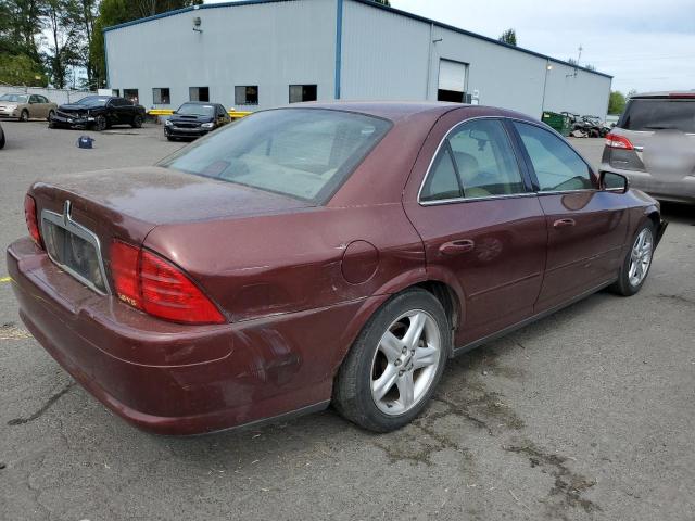 1LNHM87A32Y607546 - 2002 LINCOLN LS BURGUNDY photo 3