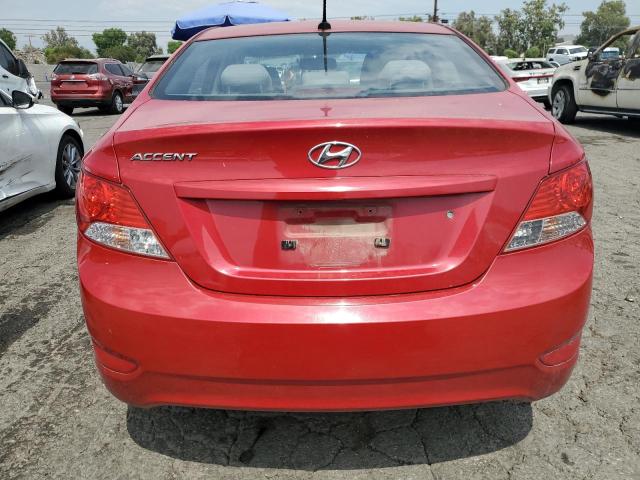 KMHCU4AE7DU349380 - 2013 HYUNDAI ACCENT GLS RED photo 6