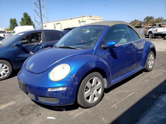 3VWRF31Y97M418931 - 2007 VOLKSWAGEN NEW BEETLE CONVERTIBLE OPTION PACKAGE 1 BLUE photo 1