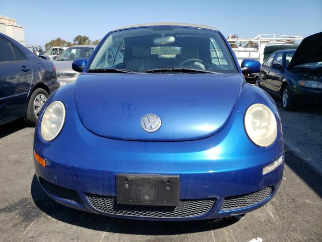 3VWRF31Y97M418931 - 2007 VOLKSWAGEN NEW BEETLE CONVERTIBLE OPTION PACKAGE 1 BLUE photo 5