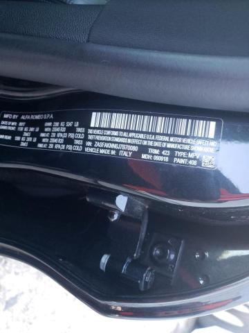 ZASFAKNN6J7B70080 - 2018 ALFA ROMEO STELVIO TI SPORT BLACK photo 10