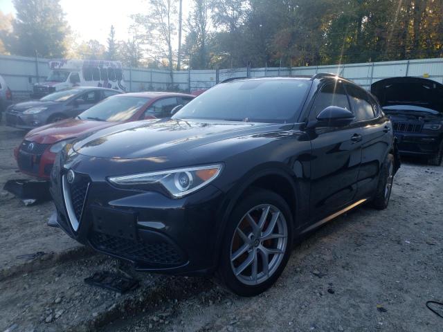ZASFAKNN6J7B70080 - 2018 ALFA ROMEO STELVIO TI SPORT BLACK photo 2