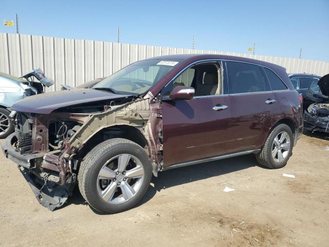 2HNYD2H3XCH525580 - 2012 ACURA MDX TECHNOLOGY BURGUNDY photo 1