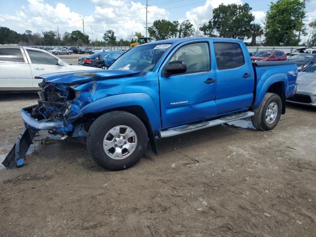 3TMJU62N29M080531 - 2009 TOYOTA TACOMA DOUBLE CAB PRERUNNER BLUE photo 1