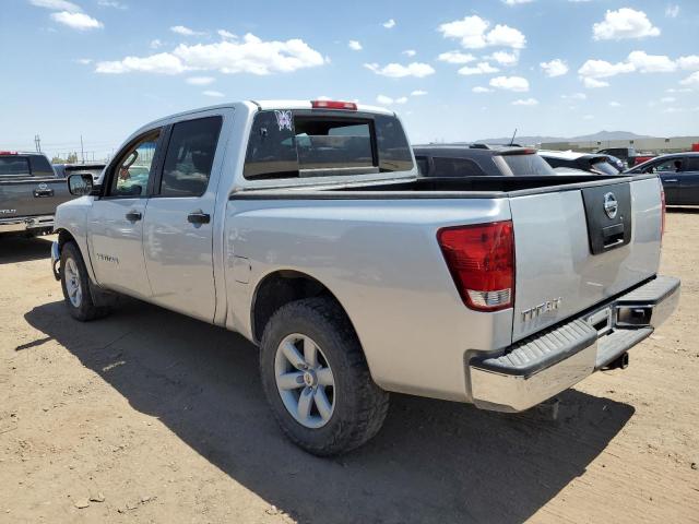 1N6AA0EJ3AN305089 - 2010 NISSAN TITAN XE SILVER photo 2