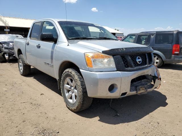 1N6AA0EJ3AN305089 - 2010 NISSAN TITAN XE SILVER photo 4